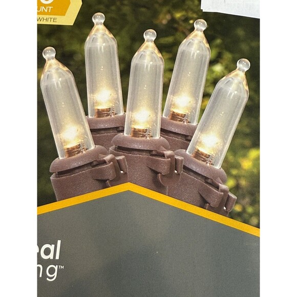 CHRISTMAS Real Living Solar LED String Lights Warm White 23 Feet Christmas Out… - Picture 12 of 12